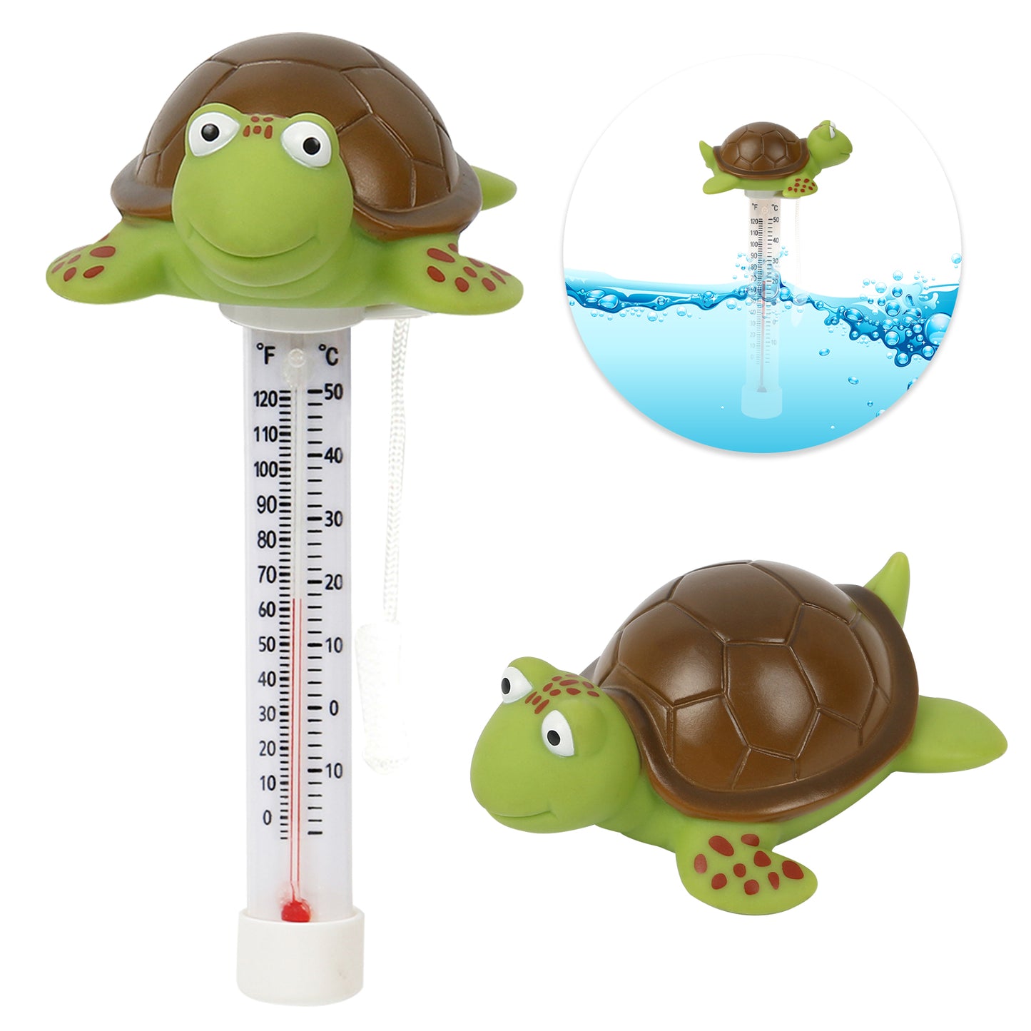 Turtle Pool Thermometer