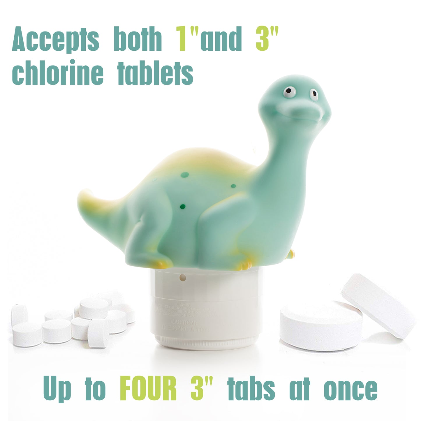 Blue Dinosaur Chlorine Dispenser