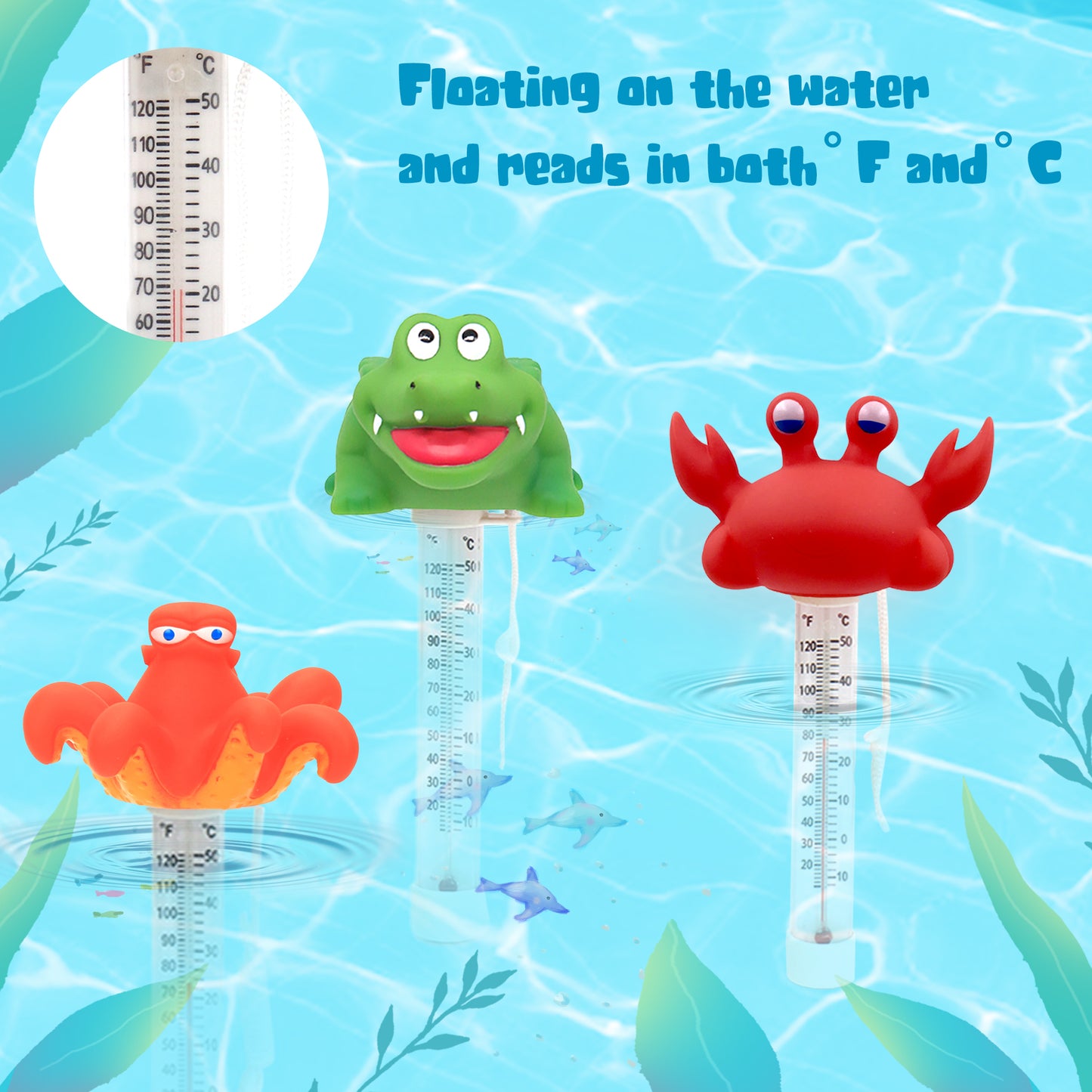 Octopus Pool Thermometer