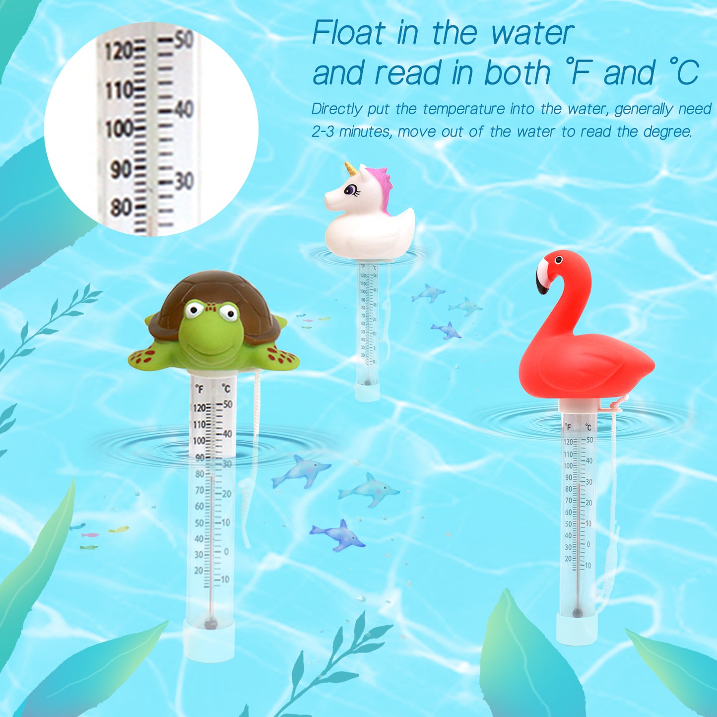 Flamingo Pool Thermometer