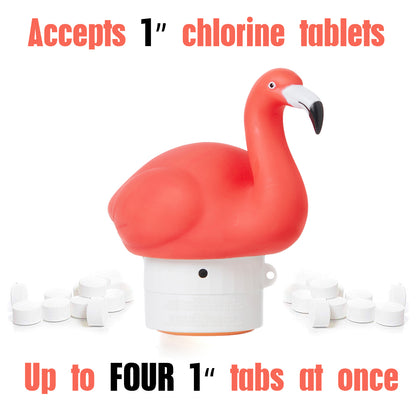 Flamingo Chlorine Dispenser (for 1" tabs only)