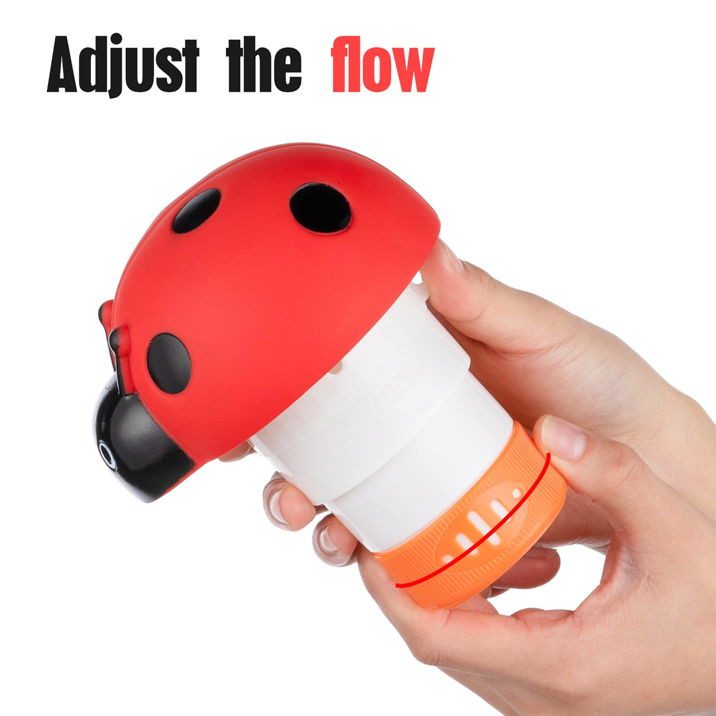 XY-WQ Ladybug Chlorine Floater for 1" Tab ONLY, Mini Floating Pool Chlorine Dispenser